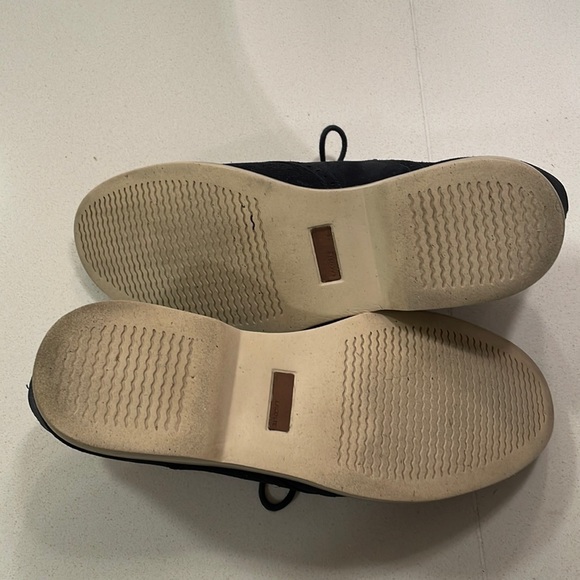 Suede Navy Oxfords - Picture 5 of 6